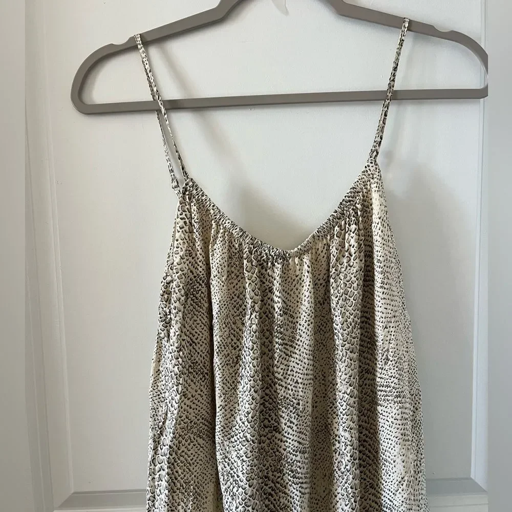 Rails Women’s Cream Adora Snakeskin Print Midi Dress XS